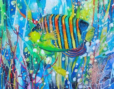 Tropical Fish Art Painting Painting Tropical Fish Art Acrylic