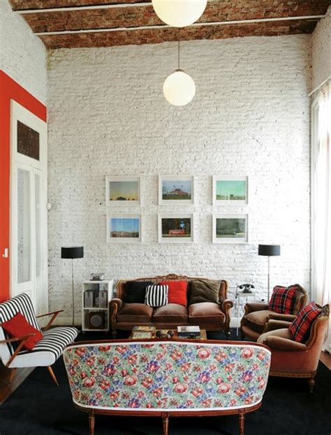 77 Cool Living Rooms With Brick Walls Digsdigs