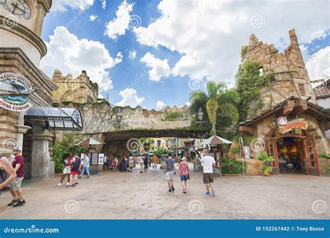 Islands Of Adventure Inside Entrance Editorial Photography Image Of