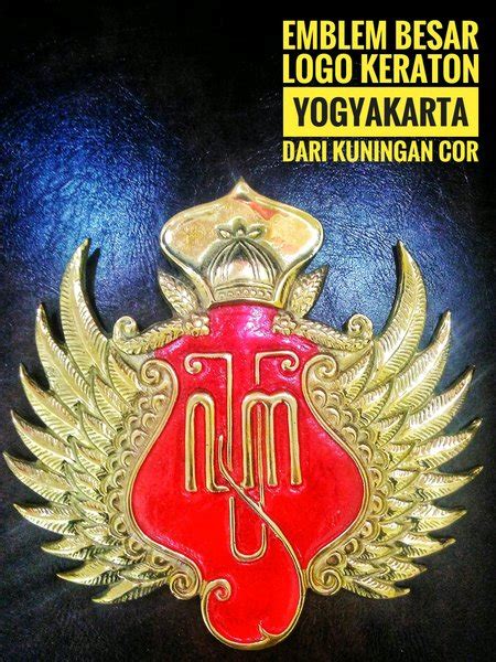 Jual Emblem Besar Logo Lambang Keraton Karaton Kraton Jogja Yogja Yogya