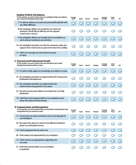 Free 11 Sample Feedback Survey Templates In Pdf Ms Word