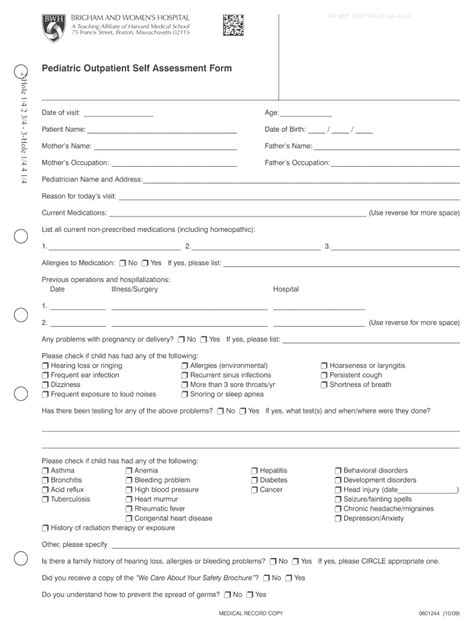 pediatric assessment form pdf fill online printable fillable blank sexiz pix
