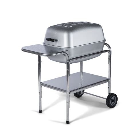 The Original Pk Charcoal Grill In Classic Silver Pk Grills