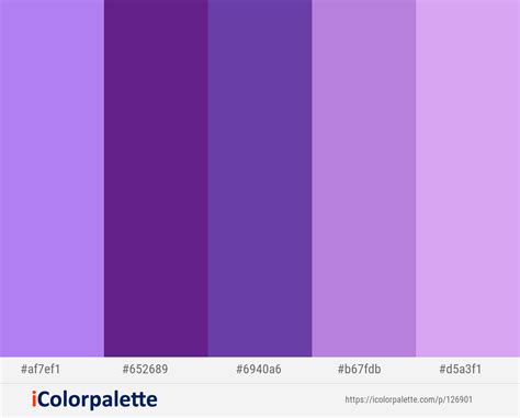 Dark Purple Color Palette