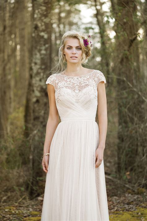 Boho-Chic Wedding Dresses - The Blushing Bride boutique