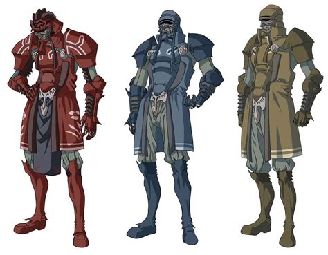 Enemy Soldiers Character Concept Art From Wild Arms 4 Art Artwork
