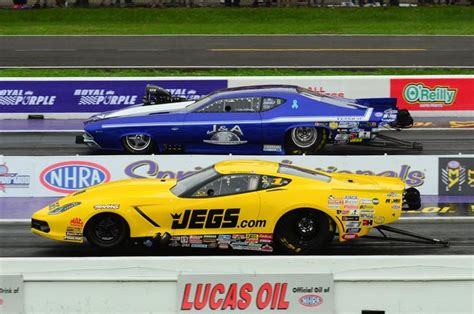 Jegs Nhra Pro Mod Fans Troy Coughlin Sr Races To Houston Semifinals