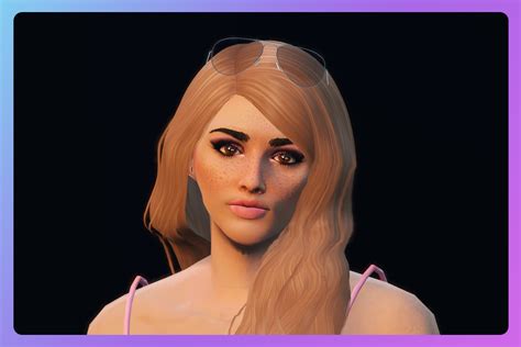 Aviator Glasses On The Head For Mp Male And Mp Female Gta5