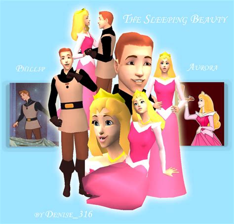 Mod The Sims The Sleeping Beauty Aurora And Prince Phillip