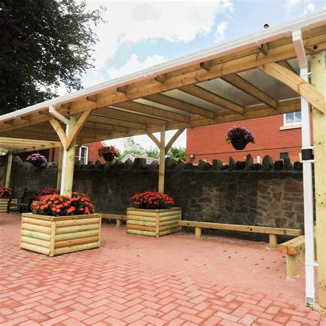 Polycarbonate Roof Pergola Sovereign Play