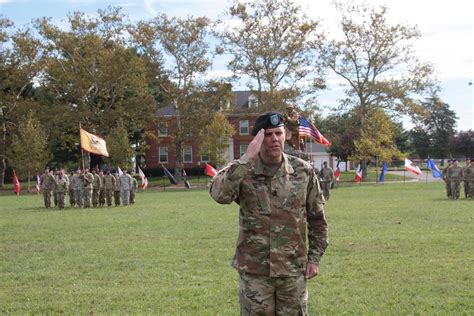 Command Sgt Maj Kevin King The Incoming 174th Infantry Nara