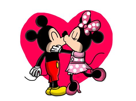 Mickey And Minnie One Cute Couple By Babylambcartoons On Deviantart