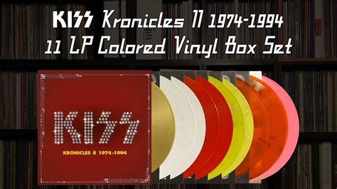 Unboxing The Kiss Kronicles Ii 1974 1994 11 Lp Colored Vinyl Box Set