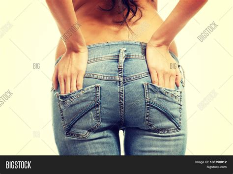 Fit Female Butt Jeans Image Photo Free Trial Bigstock