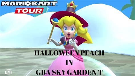 Mario Kart Tour Halloween Peach In Gba Sky Garden T Youtube