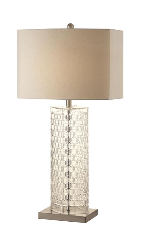 Sold and shipped by lamps plus. 901556 Tall and Thin Clear Glass Table Lamp from Coaster (901556) | Coleman Furniture