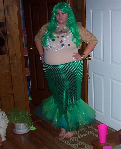 Plus Size Mermaid Halloween Costume I Made It Myself Mermaid Costume