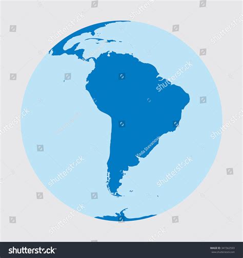 Planet Earth Globe Where We See Stock Vector Royalty Free 341562593