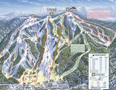 Snow Summit Piste Maps