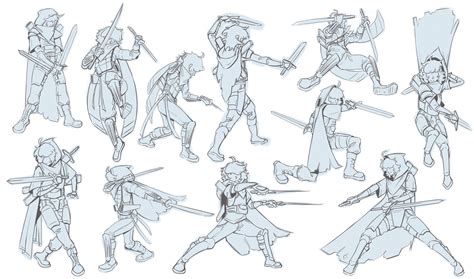 Artstation Dual Sword Gestures