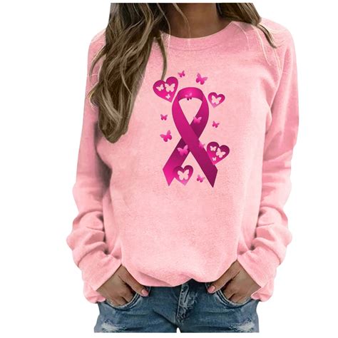 lwzwm support breast cancer awareness pink ribbon t shirt for women breast cancer awareness