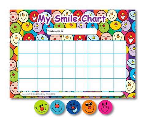 Smiles Reward Chart And Stickers Superstickers