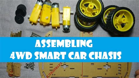 How To Assemble 4wd Smart Robot Car Chassis Kits Youtube