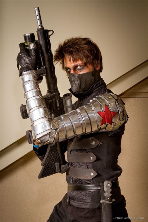 epic winter soldier cosplay at megacon 2016