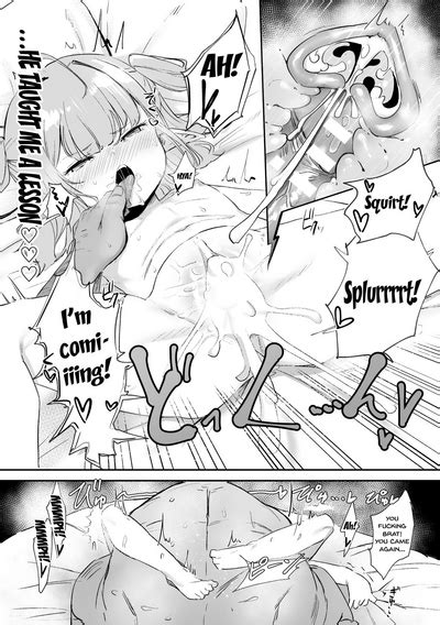 2d Comic Magazine Mesugaki Succubus Seisai Namaiki Akabou De Kousei Knock Vol 1 Punishing A