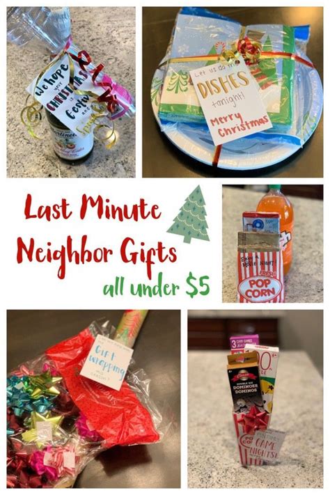5 Easy Last Minute Neighbor Ts Under 5 Neighbor Christmas Ts