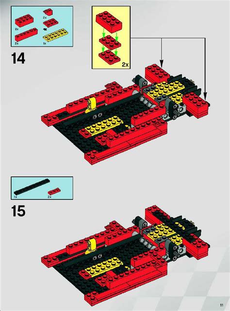 Lego 8143 Ferrari F430 Challenge Instructions Racers