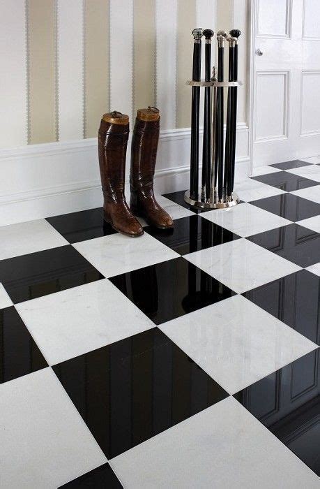 Best Of Black And White Tile Floor Pics And Description Black And