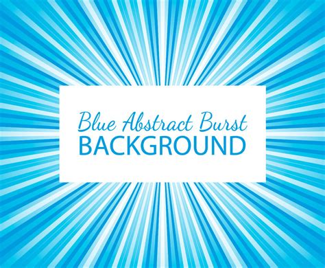 Blue Abstract Burst Background Vector Art And Graphics