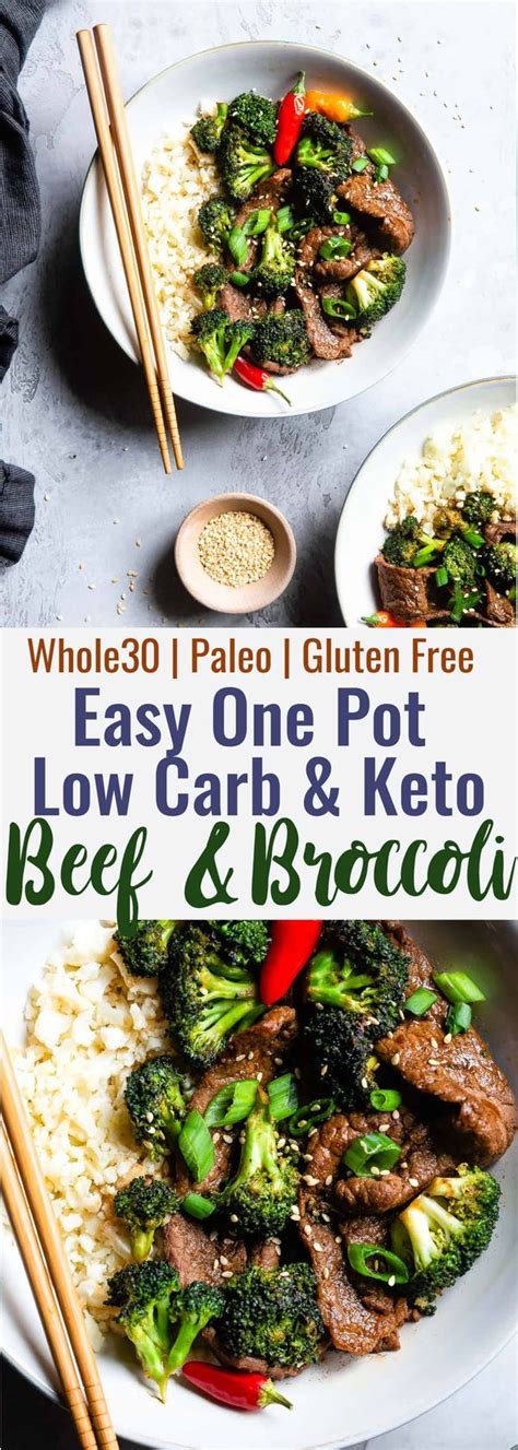 Continue cooking over medium heat. Easy Whole30 Low Carb Beef and Broccoli - This keto beef ...
