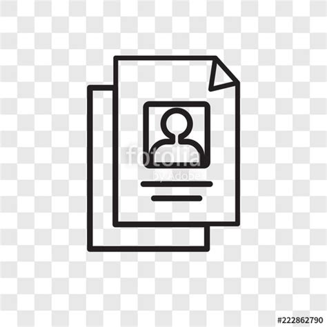 Resume Icon Vector At Vectorified Collection Of Resume Icon