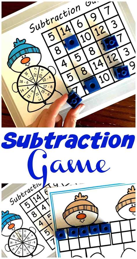 Grab This Free Christams Subtraction Games For Kids
