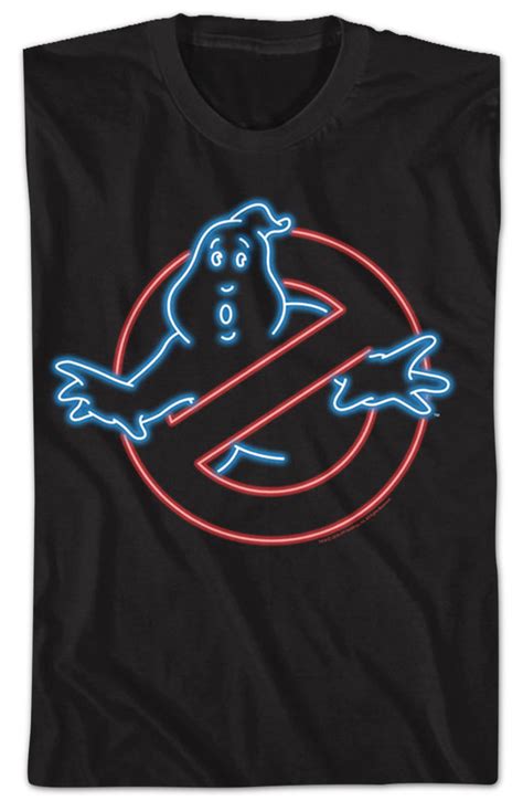 Neon Logo Real Ghostbusters T Shirt