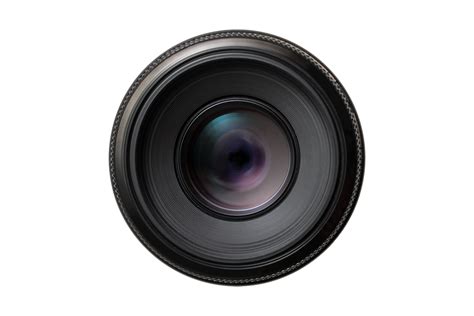 Black Camera Lens Isolated On A Transparent Background 22218987 Png