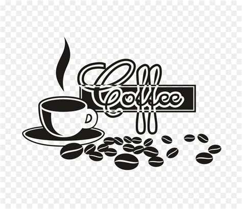 Logo Kopi Hitam Putih Png - Logo Keren