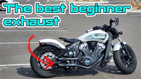The Best Beginner Exhaust For The Indian Scout Bobber And Why You Should Get One Youtube
