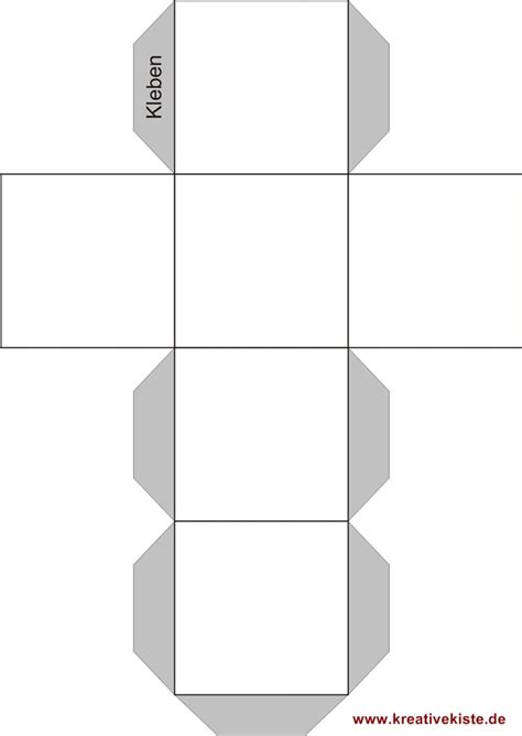 Geometrische körper verstehen beim basteln. Würfel vorlage zum ausdrucken - casinospieleking