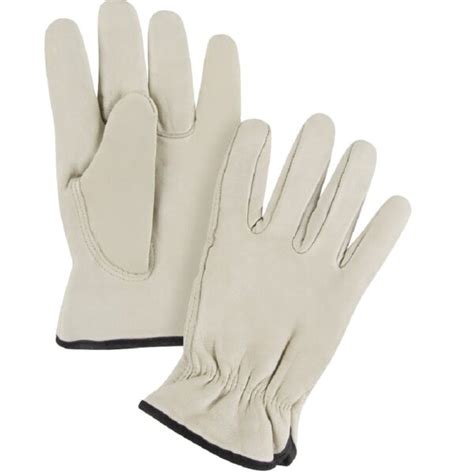 Standard Quality Fleece Lined Cowhide Drivers Gloves Hollistons Inc