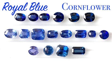 Royal Blue Or Cornflower Blue Sapphire Clarification And Understanding