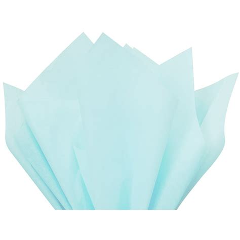Light Blue Tissue Paper Squares Bulk 10 Sheets Premium T Wrap And