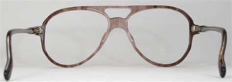 Optometrist Attic Boc Men S Brown Fade Plastic Vintage Eyeglasses