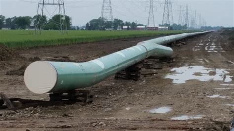 Nexus Pipeline Spills Drilling Fluid Into Ditch North Of Bg Bg