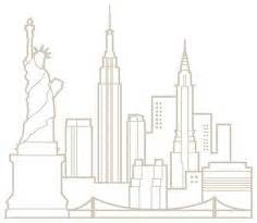 4k00:20liberty statue and new york skyline time lapse animation on white sketched outline drawing footage. New York City Easy Drawing at PaintingValley.com | Explore ...