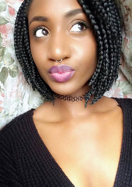 When you make a decision to get a short hairstyle, don't rush to the hair salon. 2016 Cute Short Box Braids for Black Women 2016 Hairstyles ...