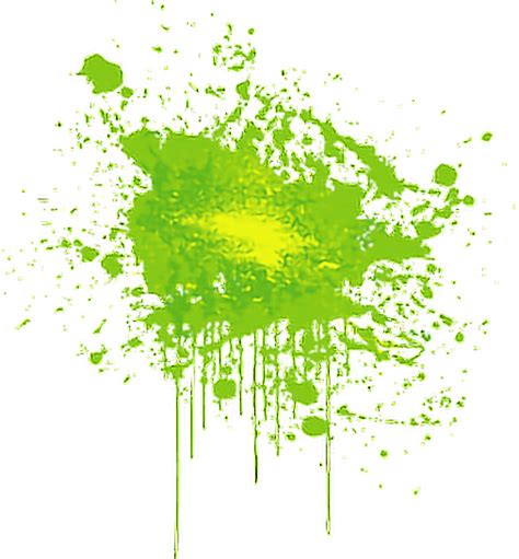 Download Green Paint Splatter Transparent Png Image With No Background