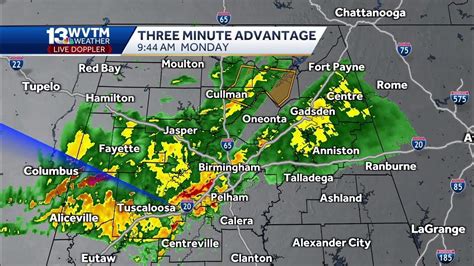 Severe Weather In Alabama Wvtm 13 Live Doppler Radar Youtube